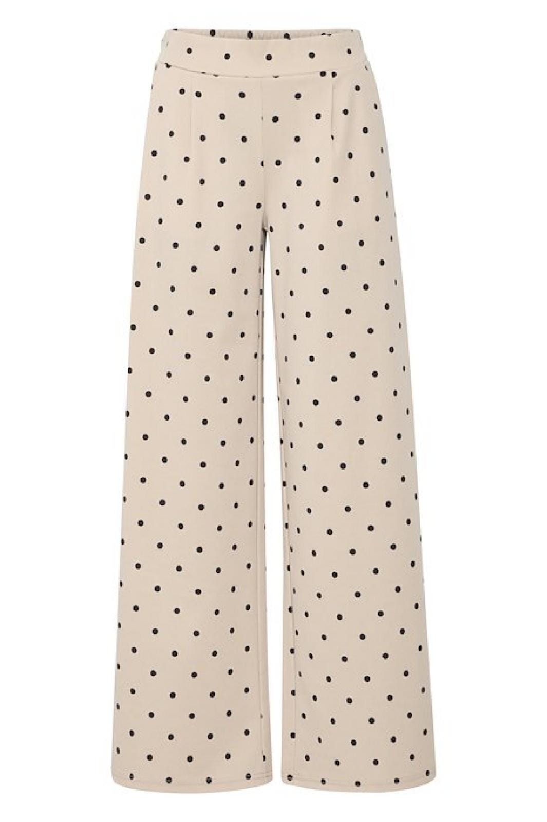 Ichi - Ixkate Dot Wide Long Pant - 205019 Kate Dot Print