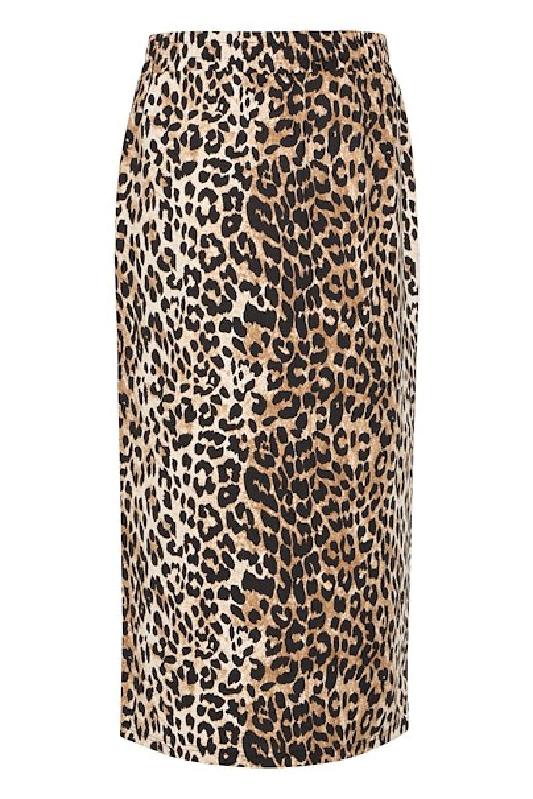 Ichi - Ixkate Leop Long Skirt - 205020 Kate Leop Print