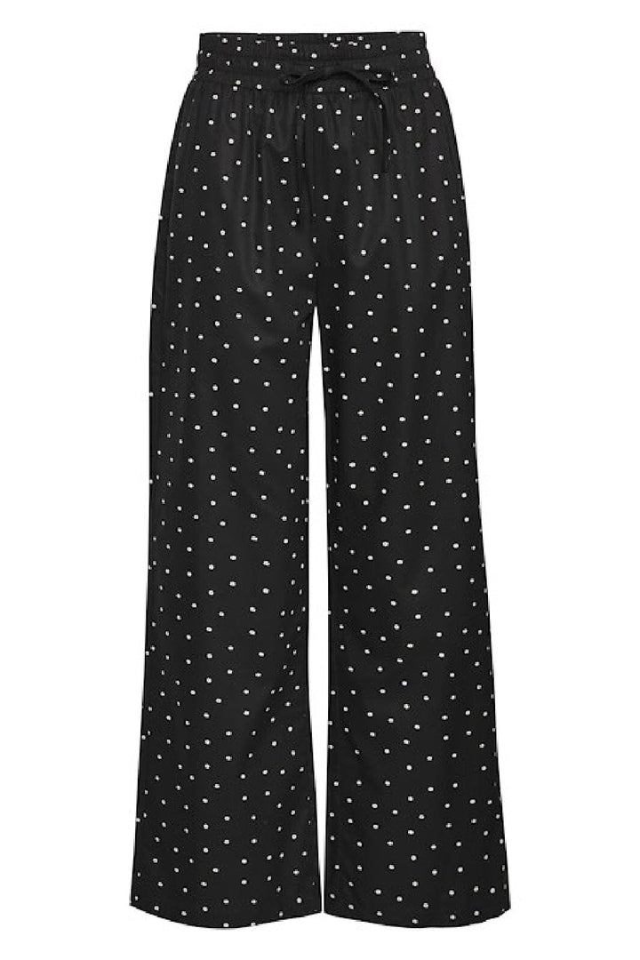 Ichi - Ixstormie Flower Pa - 205099 Black W/ White Flower