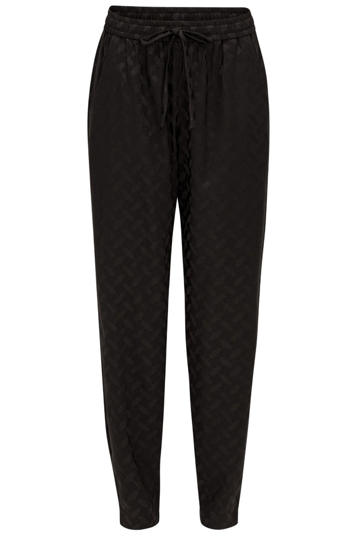 Karmamia - Cora Pants - Black Keffiyeh Jacquard
