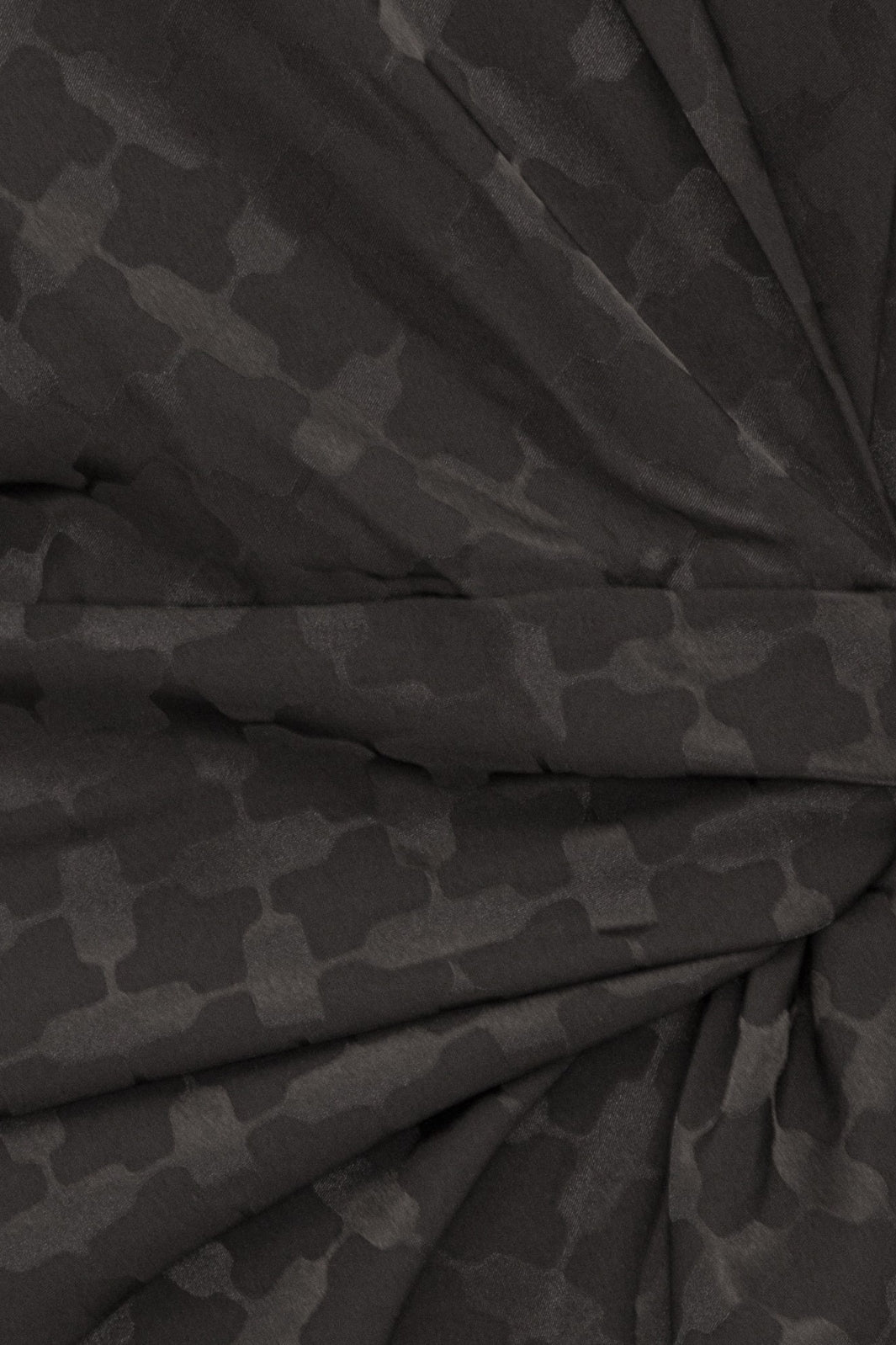 Karmamia - Ivy Wrap Dress - Black Keffiyeh Jacquard