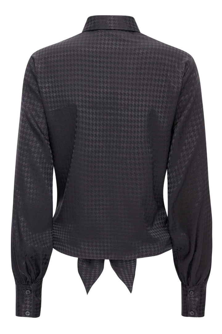 Karmamia - Lee Shirt - Navy Houndstooth