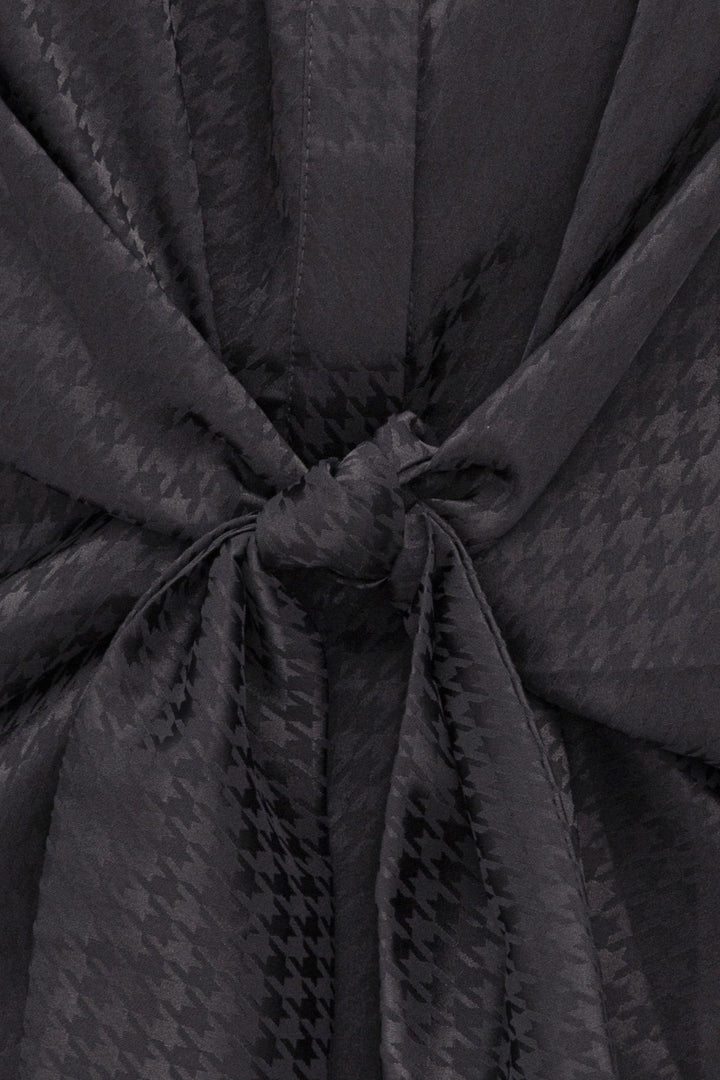Karmamia - Lee Shirt - Navy Houndstooth