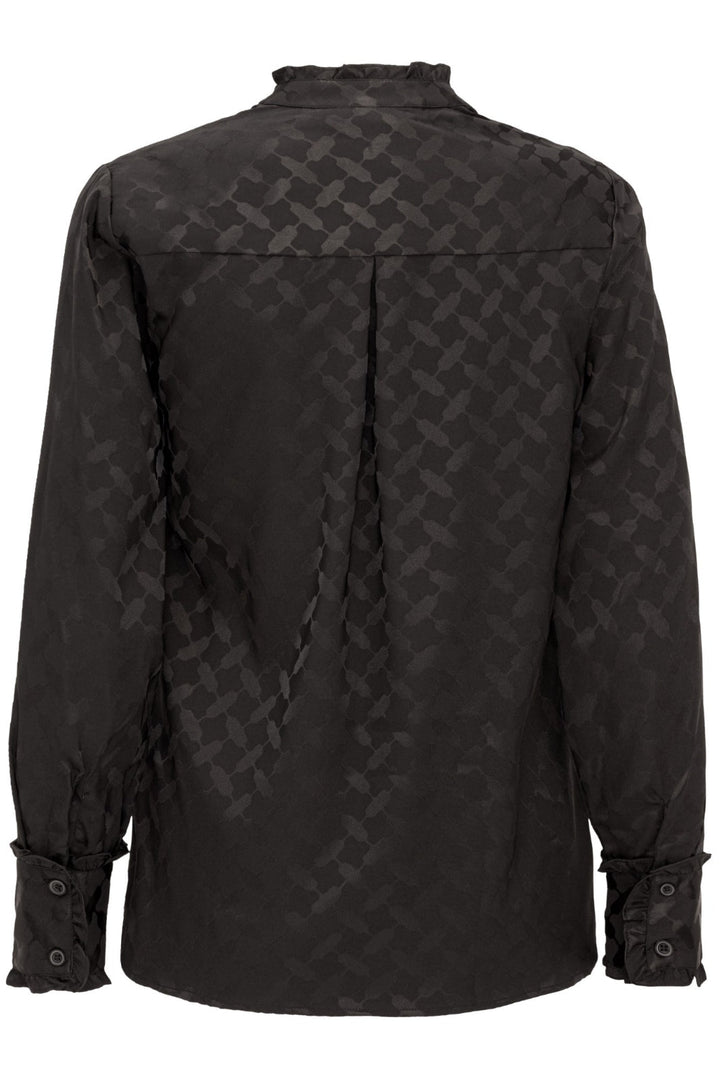 Karmamia - Trinity Shirt - Black Keffiyeh Jacquard