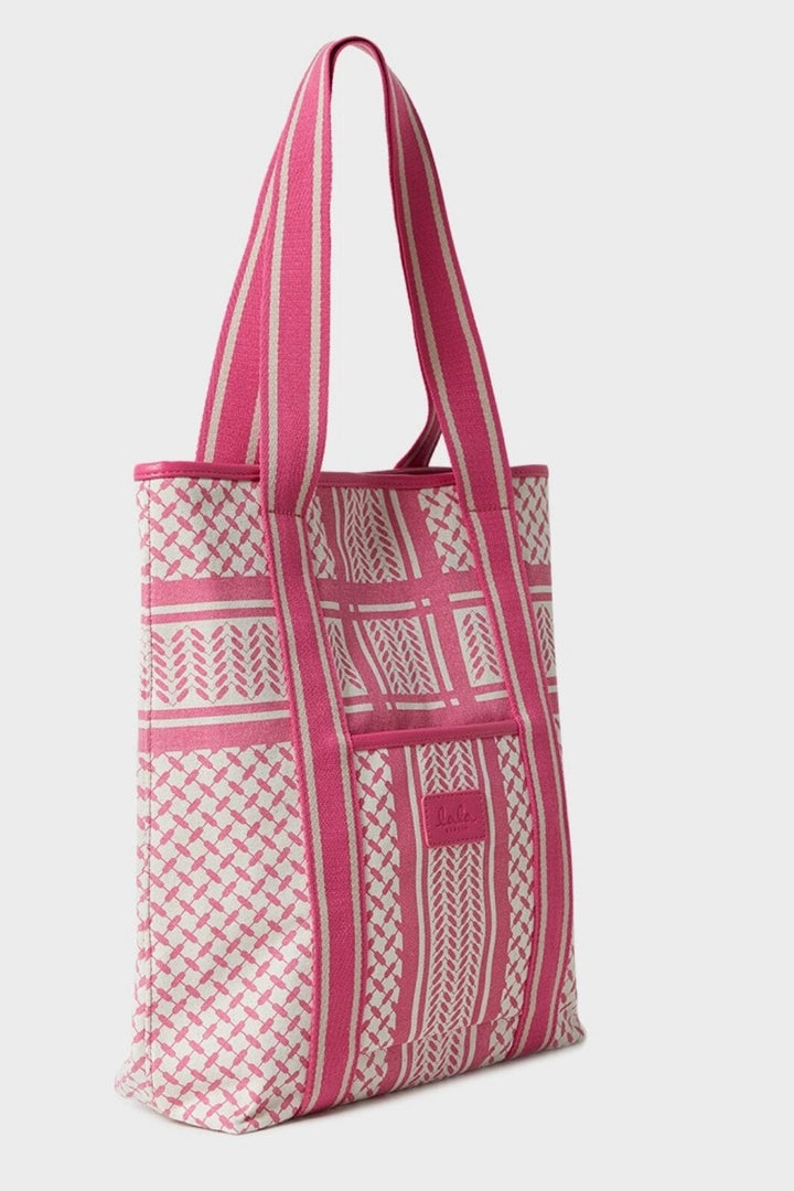 Lala Berlin - Tote Carmela 2.0 10011743 - Heritage Stripe Pink