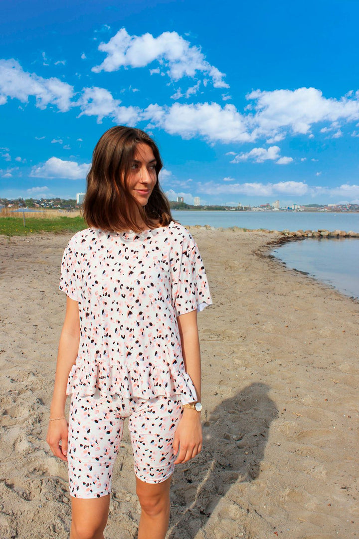 Liberte - Alma-Frill-T-Shirt - Pastel Leo