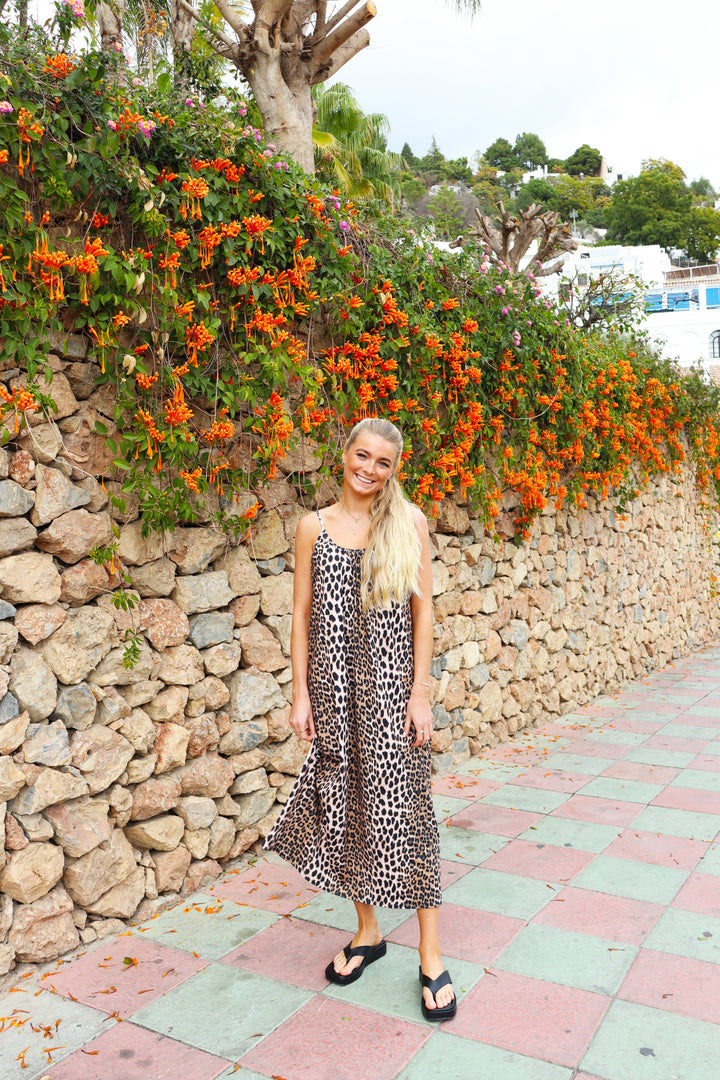 Liberte - Alma-Long-Strap-Dress - Lux Leo