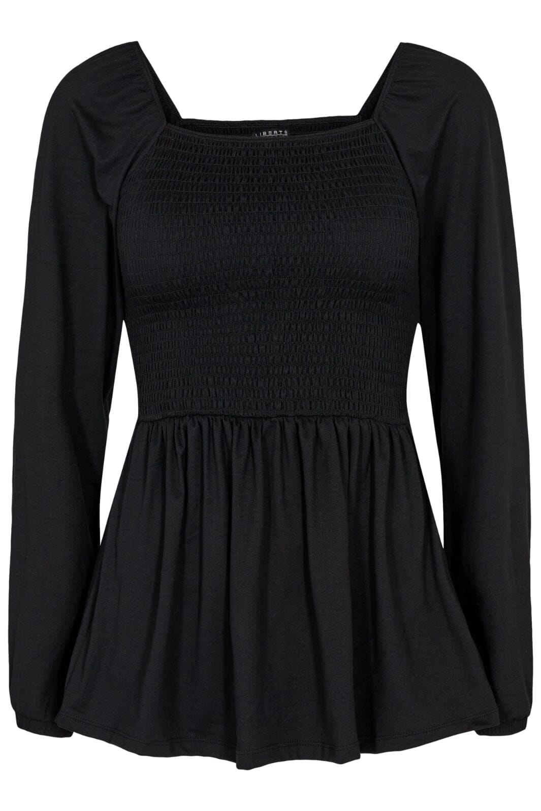 Liberte - Alma-Ls-Smock-Top - Black