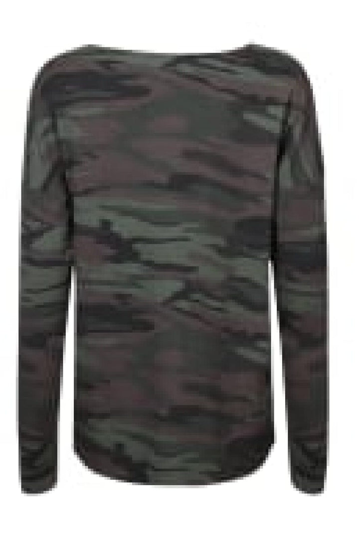 Liberte - Alma-Ls-Top (Fleece) - Dusty Camo Dark Brown