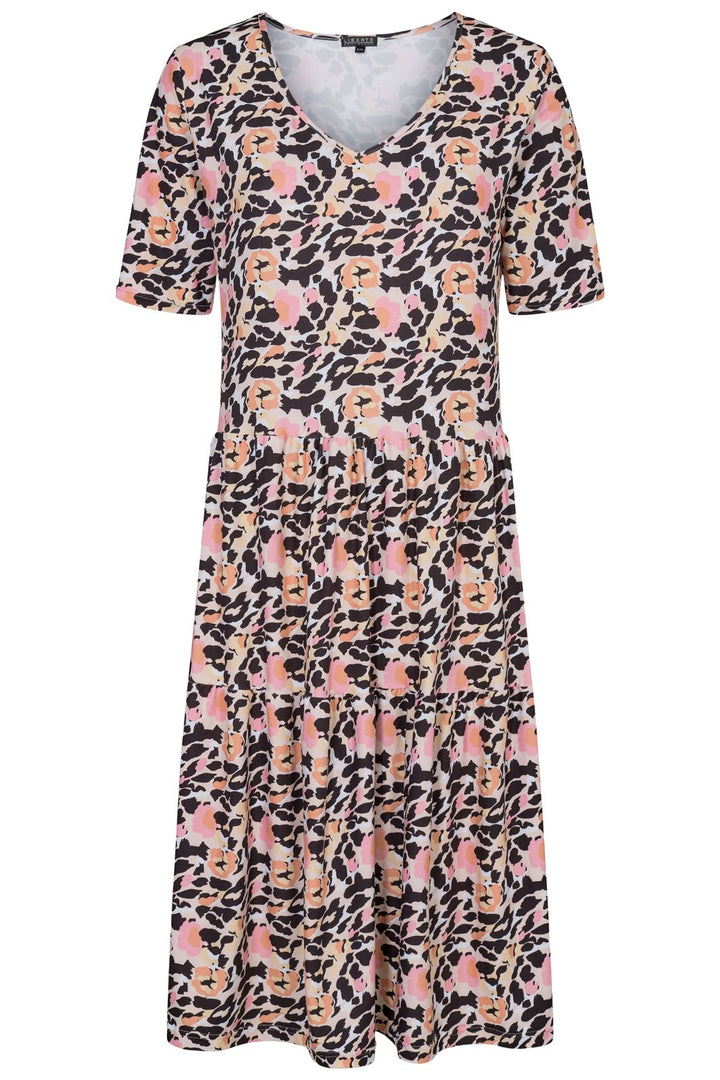 Liberte - Alma-Short-Loose-Dress - Flower Leo