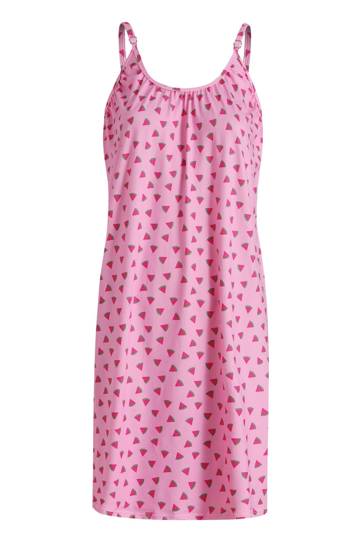 Liberte - Alma-Short-Strap-Dress 9588 - Pink Watermelon