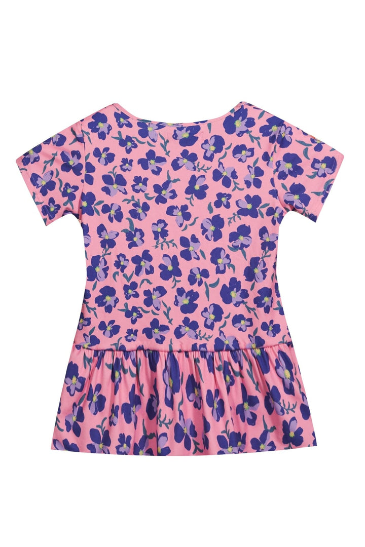 Forudbestilling - Liberte Ami - Alma-Frill-T-Shirt (Kids) - Pink Purple Flower T-shirts 