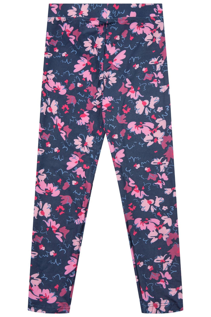 LIBERTÉ Ami - Alma Leggings Kids - Navy Pink Flower