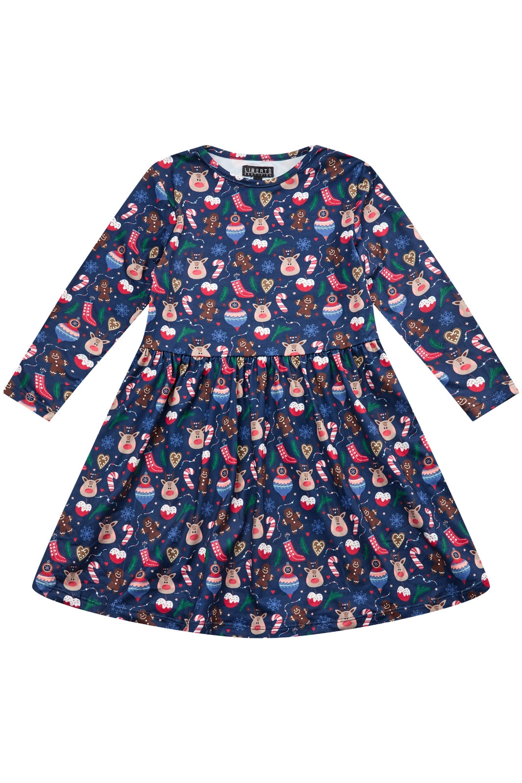 Liberte Ami - Alma-Ls-Babydoll-Dress (Kids) - Cookie X-Mas22