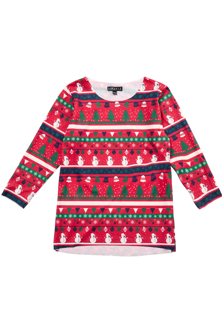 Liberte Ami - Alma-Ls-Top (Kids) - Snowman X-Mas22