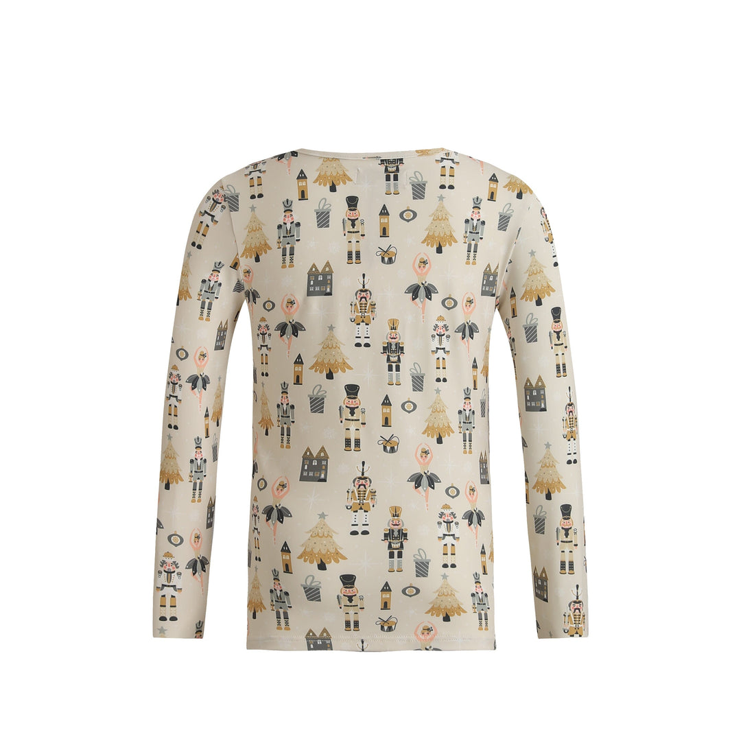 Liberte Ami - Alma-Ls-Tshirt-Kids - Nutcracker Creme
