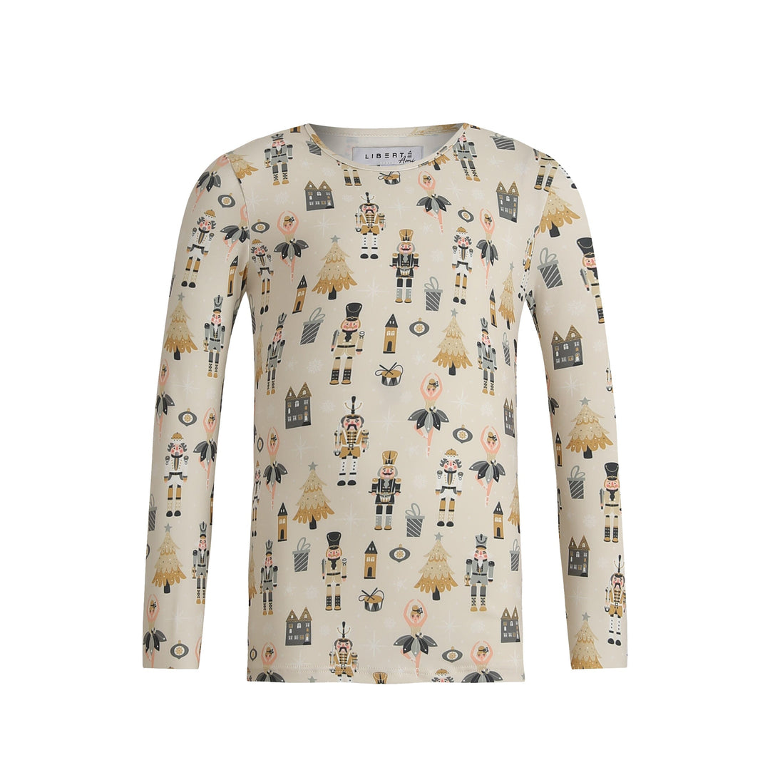 Liberte Ami - Alma-Ls-Tshirt-Kids - Nutcracker Creme