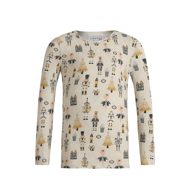 Liberte Ami - Alma-Ls-Tshirt-Kids - Nutcracker Creme