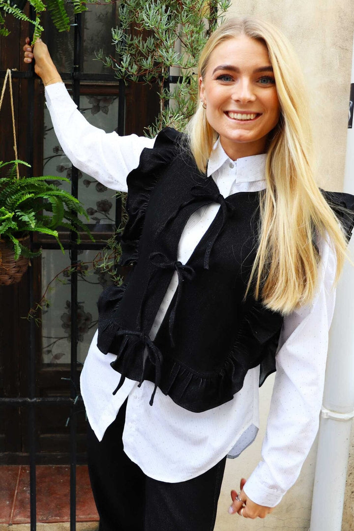Liberte - Asta-Frill-Vest 22066 - Black Denim