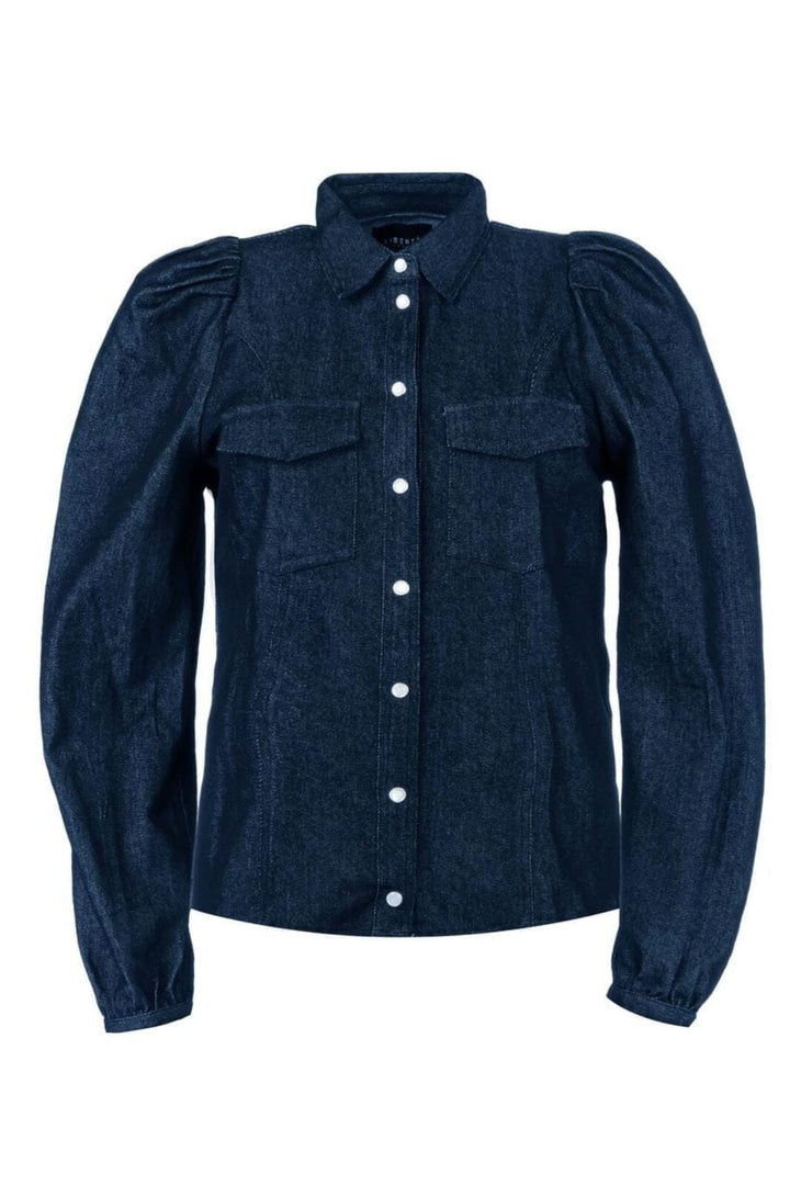 Liberte - Asta-Ls-Shirt - Dark Blue Denim