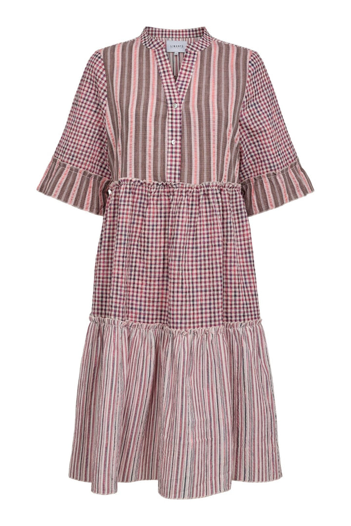 Liberte - Ellie-Dress - Brown Pink Mix