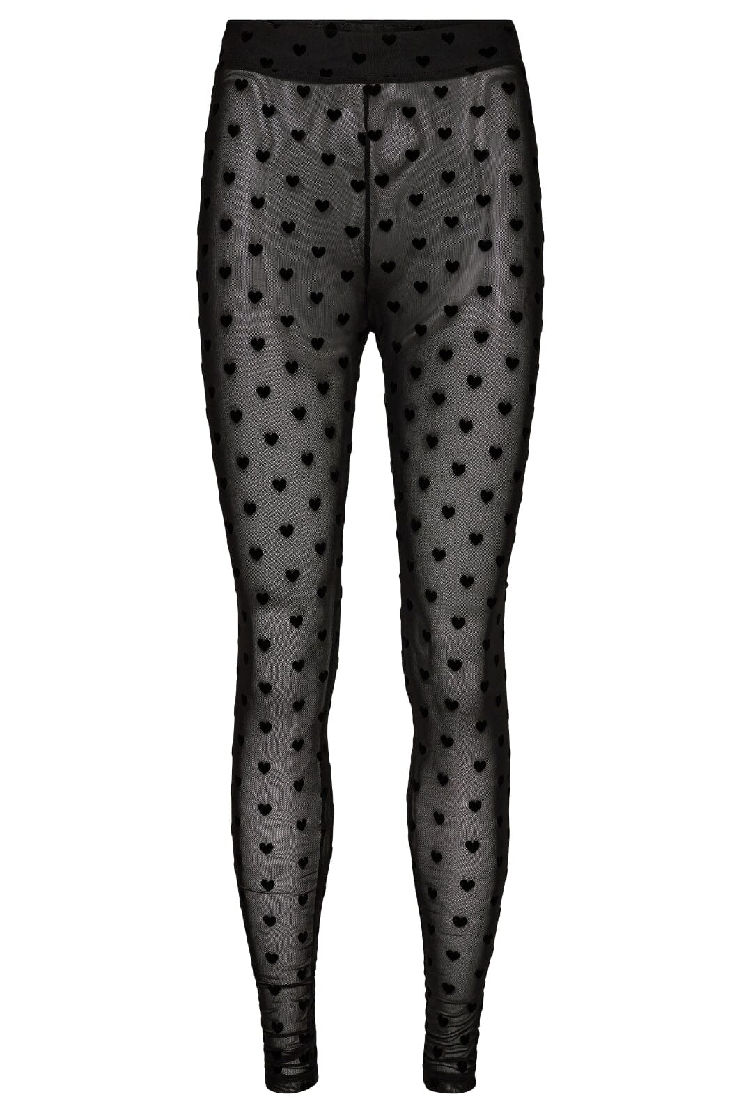 Liberte - Mesh-Legging - Black Flock Heart