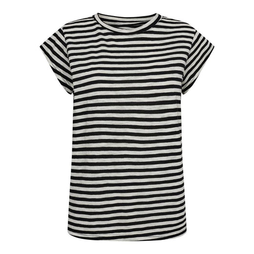 Forudbestilling - Liberte - Ulla-Stripe-Tshirt - Black White Stripe T-shirts 