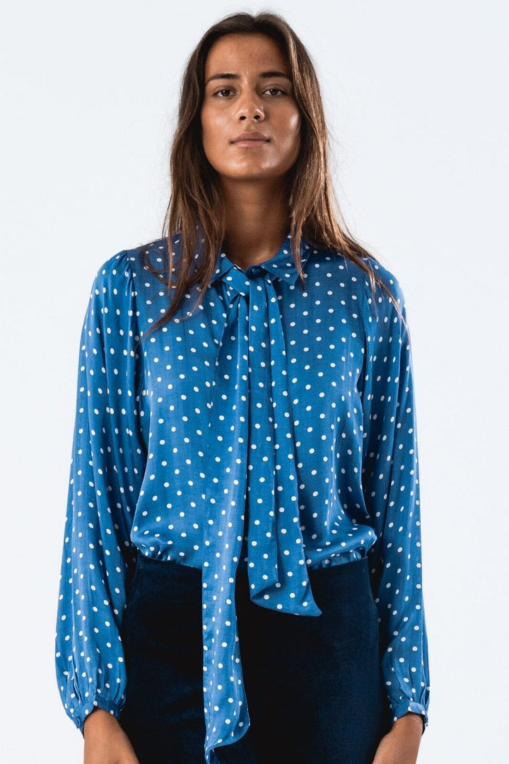 Lollys Laundry - Elliell Shirt Ls - 76 Dot Print