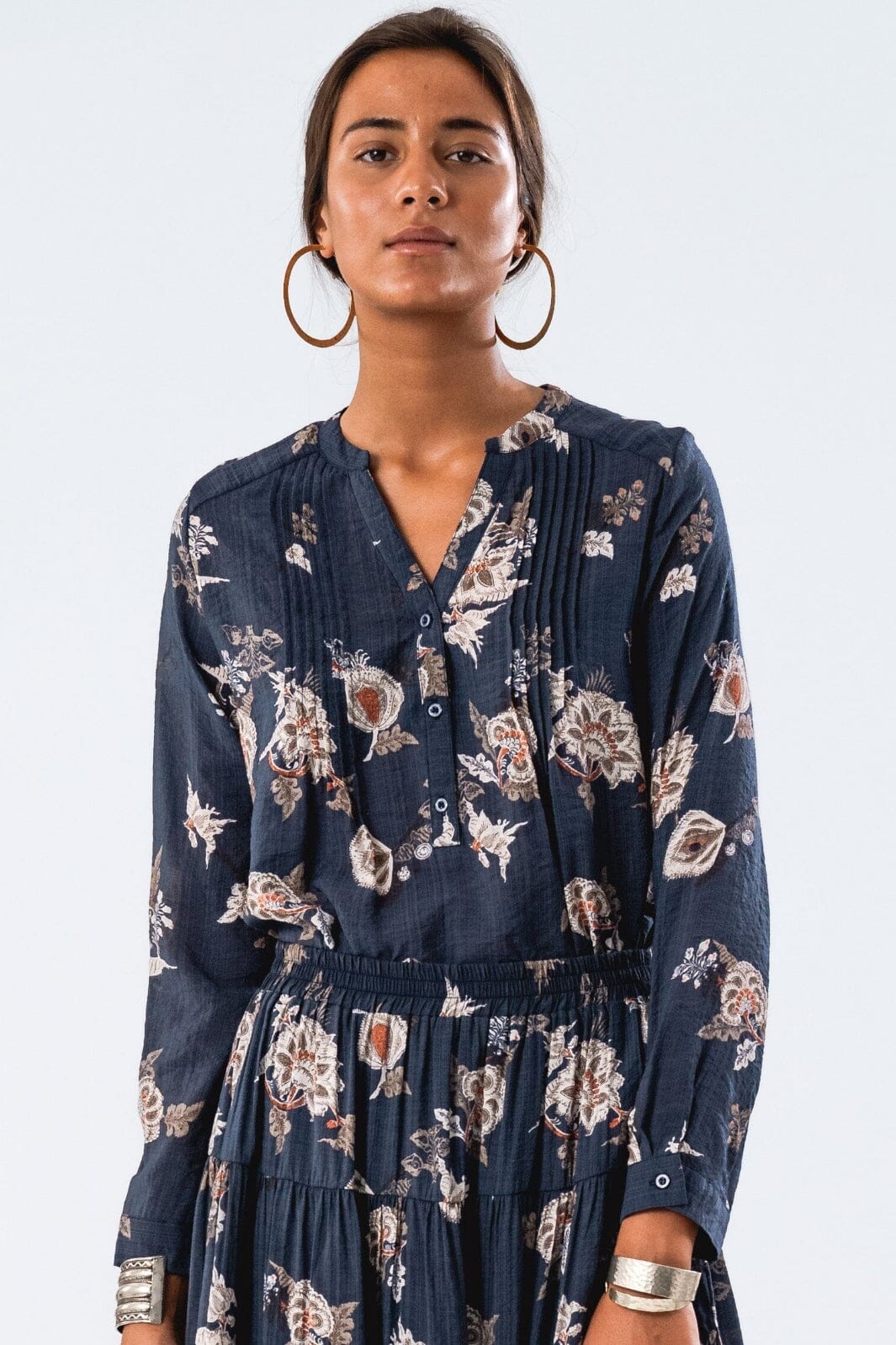 Lollys Laundry - Helenall Shirt Ls - 23 Dark Blue