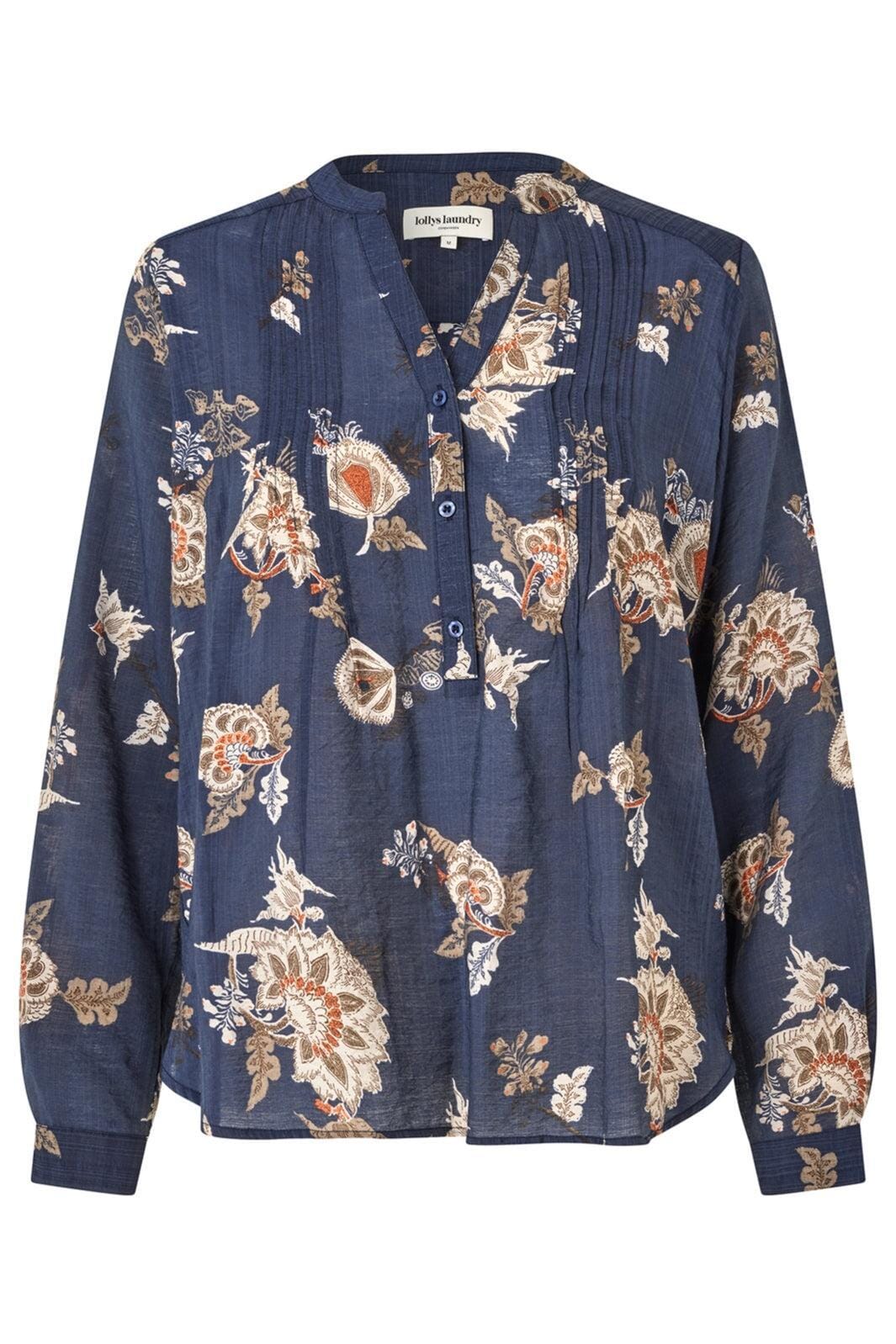 Lollys Laundry - Helenall Shirt Ls - 23 Dark Blue