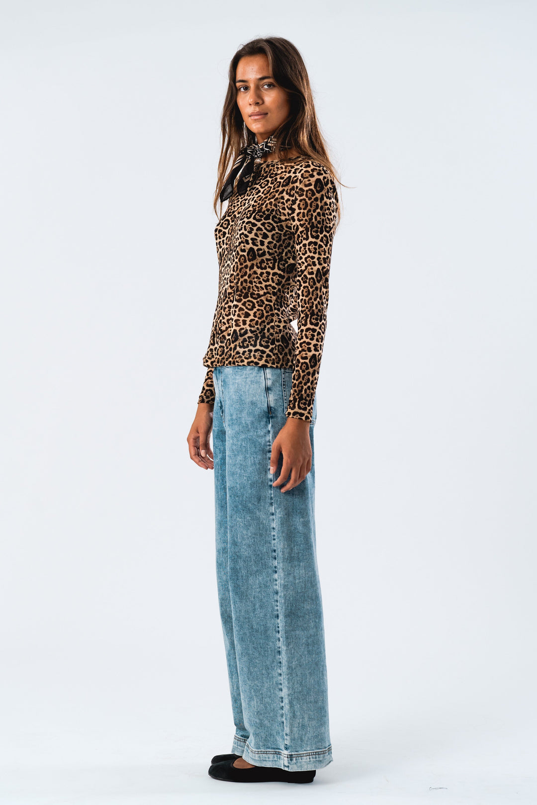 Lollys Laundry - Iriell Blouse Ls - 72 Leopard Print