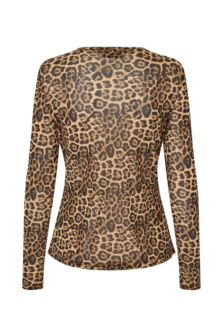 Lollys Laundry - Iriell Blouse Ls - 72 Leopard Print