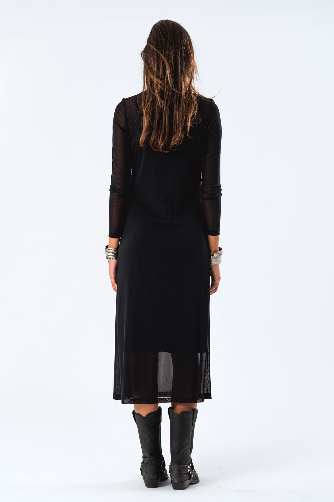 Lollys Laundry - Loganll Maxi Dress Ls - 99 Black