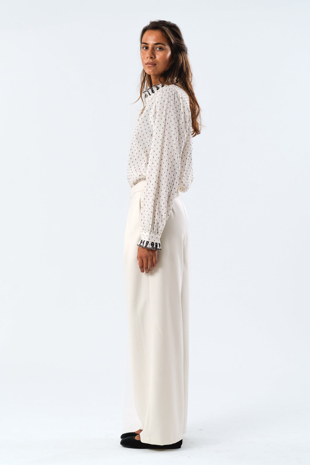 Lollys Laundry - Riverll Shirt Ls - 02 Creme