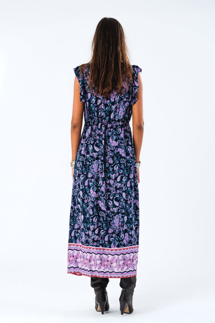 Lollys Laundry - Samoll Midi Dress Sl24527-3008 - 74 Flower Print