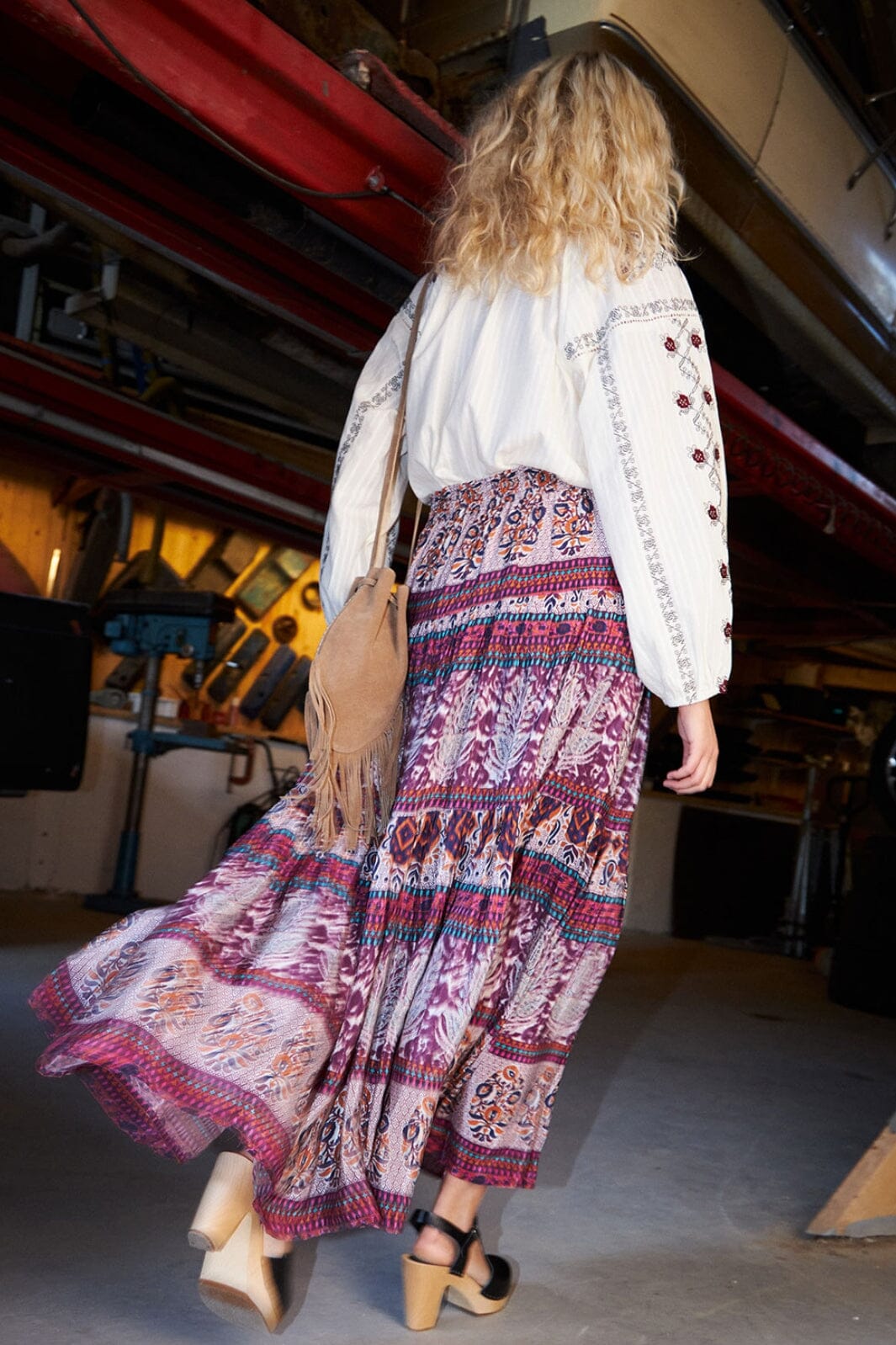 Lollys Laundry - Sunsetll Maxi Skirt - 74 Flower Print