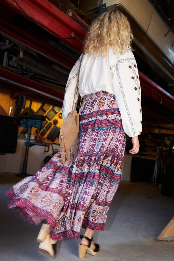 Lollys Laundry - Sunsetll Maxi Skirt - 74 Flower Print