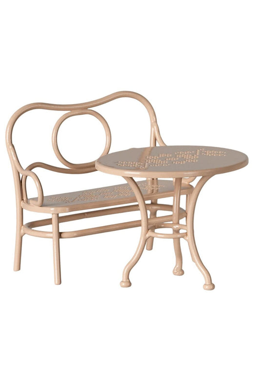 Maileg - Cafésæt, Mus, Stor - Lyserød - Mouse Furniture