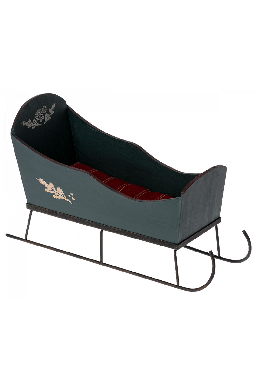 Maileg - Sleigh, Medium - Green