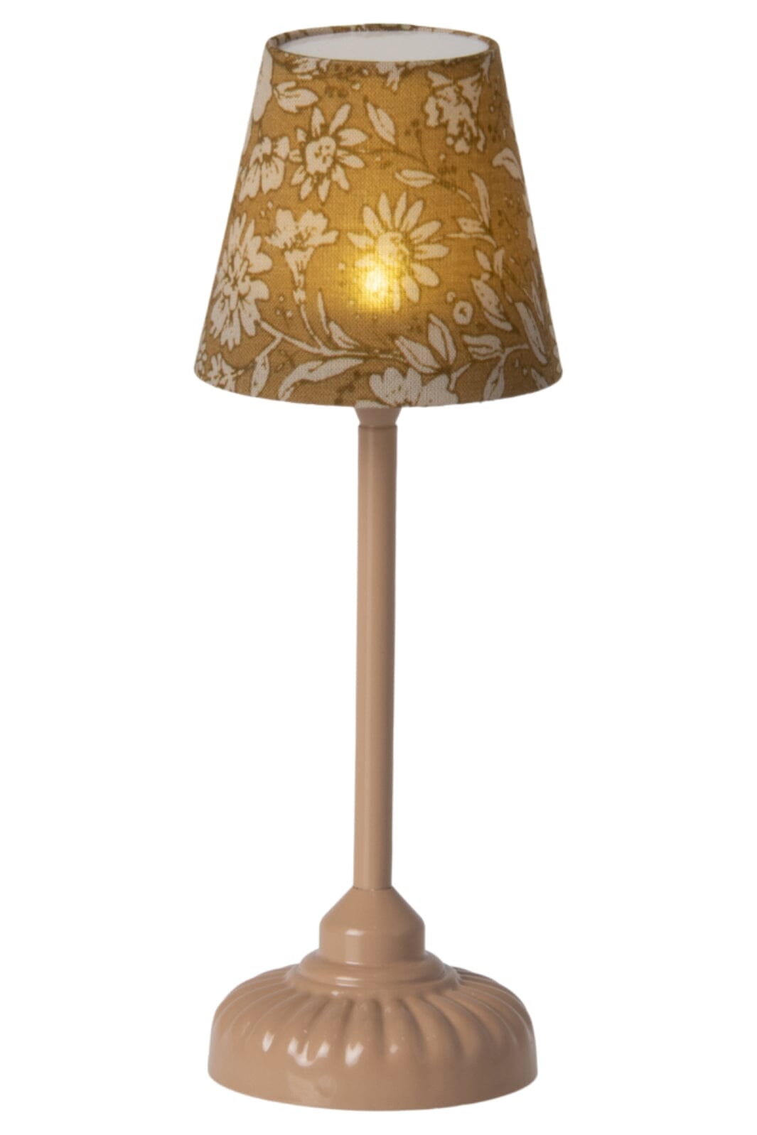 Maileg - Vintage Gulvlampe, Mus - Mørk Pudder