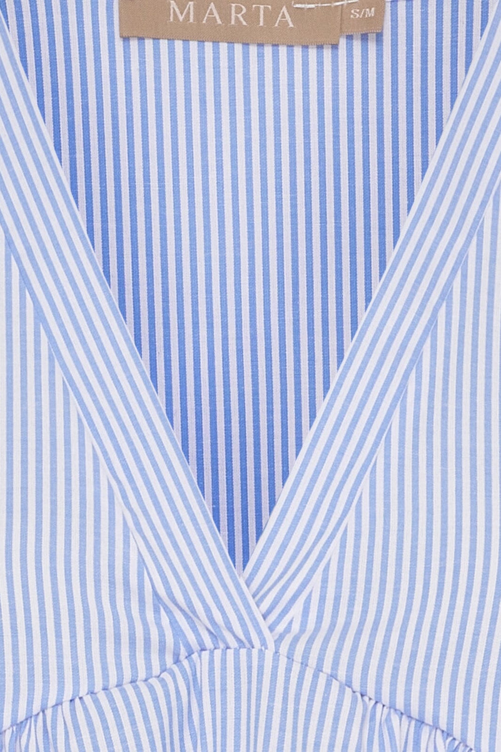 Marta Du Chateau - Mdcelma Dress 5795 - Blue Stripe