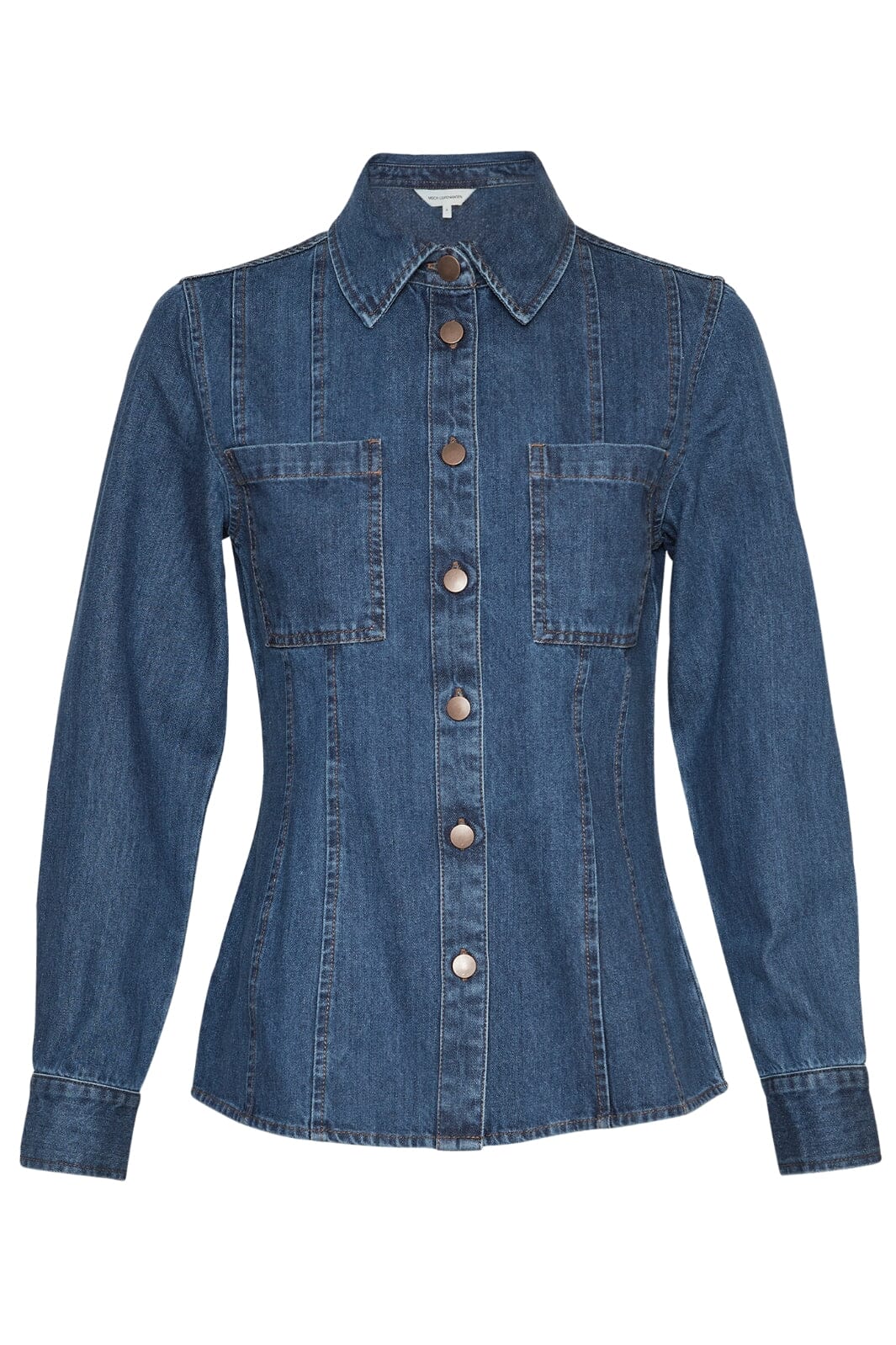 Moss Copenhagen - Mschsophine Emma Shirt - Dark Blue Wash