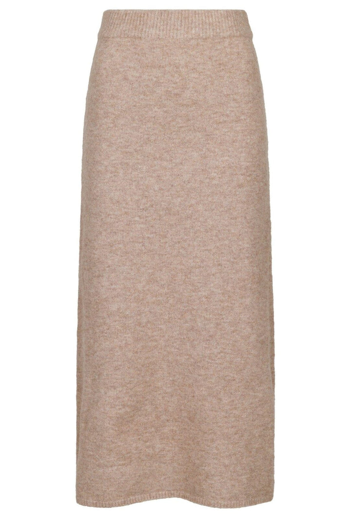 Neo Noir - Ashanti Knit Skirt - Sand Melange