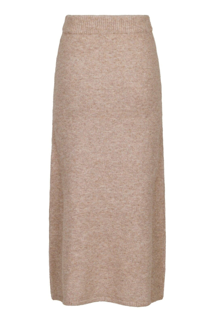 Neo Noir - Ashanti Knit Skirt - Sand Melange