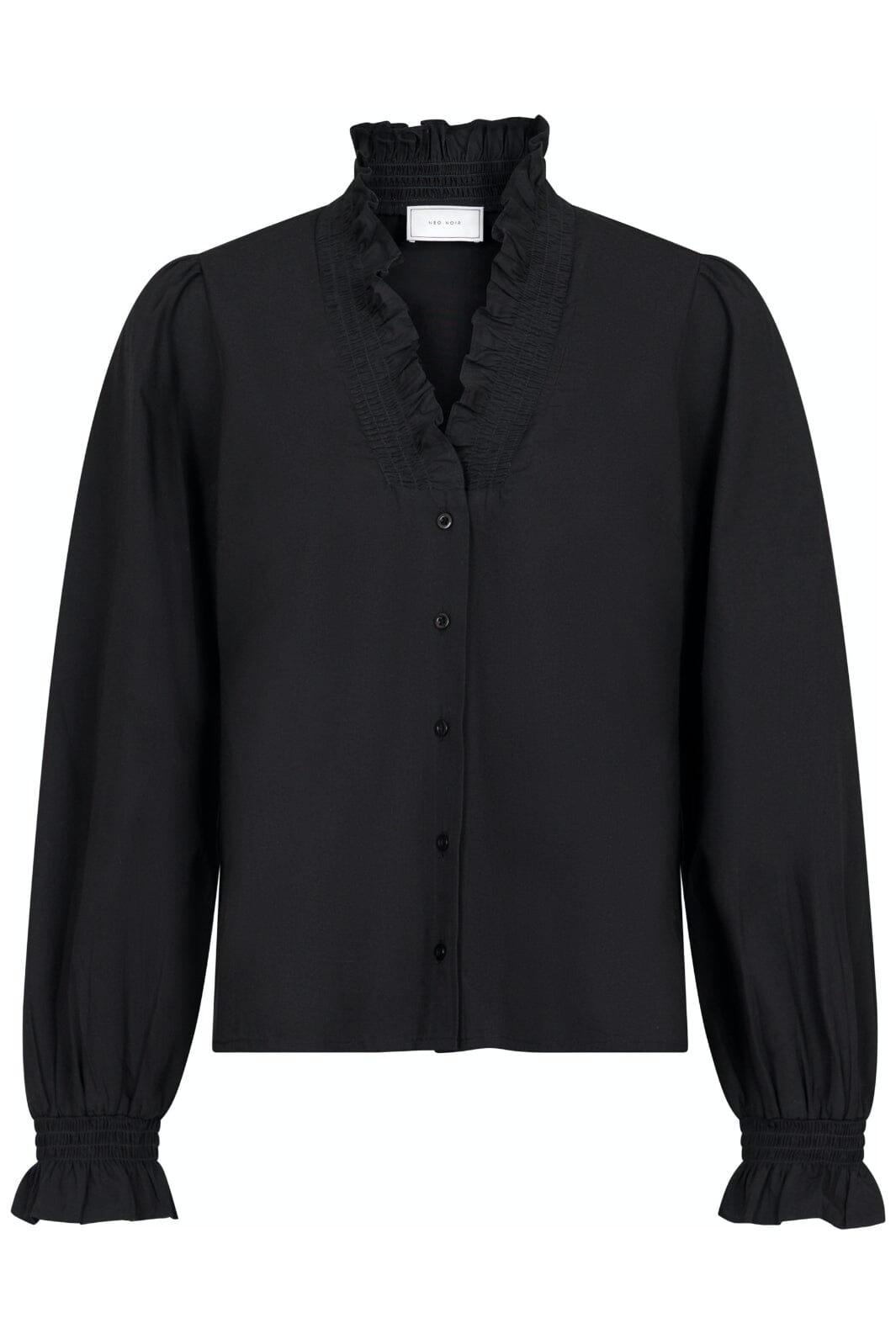 Neo Noir - Brielle Solid Shirt - Black