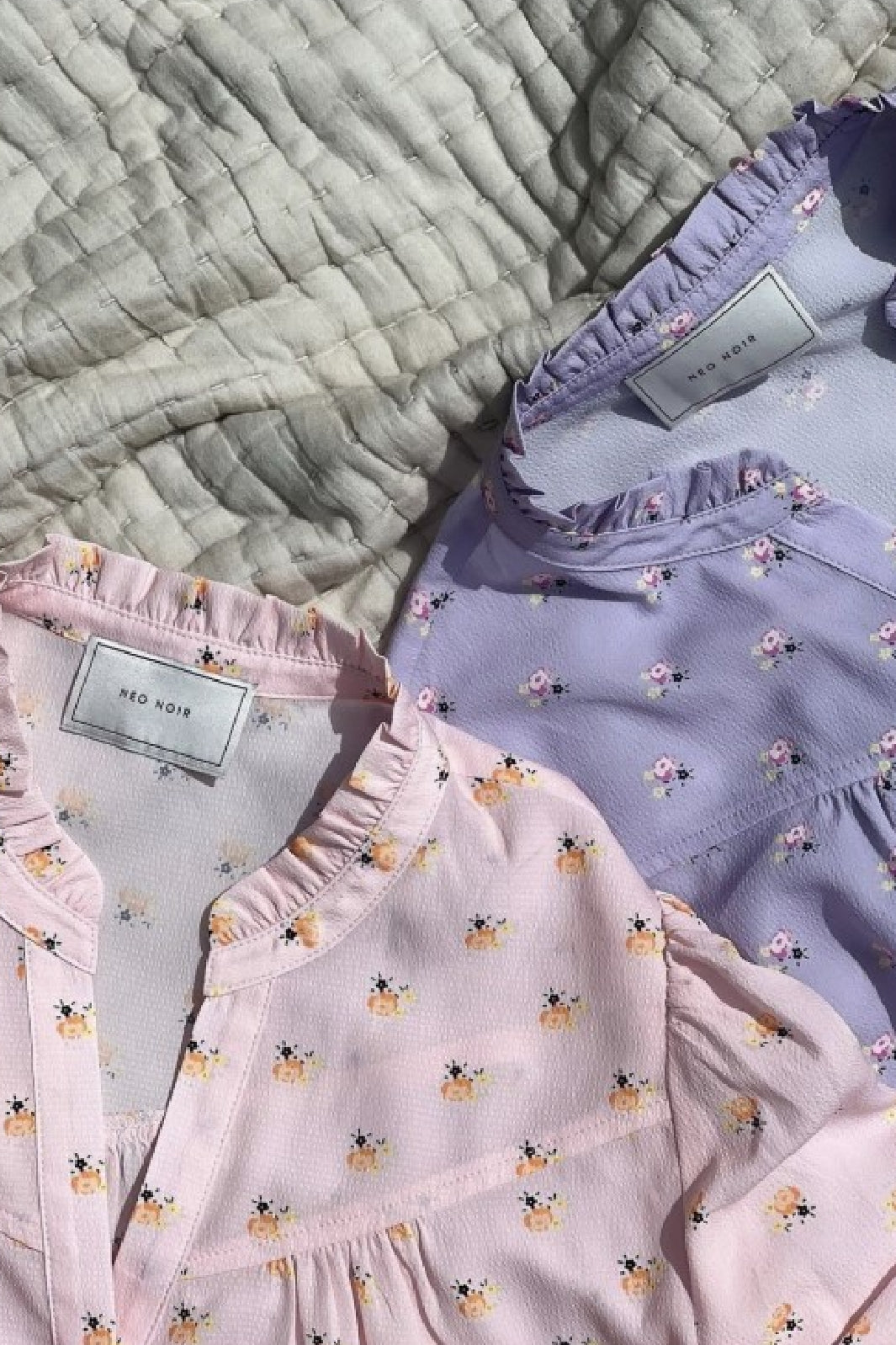 Neo Noir - Camisa Bellerose Blouse - Lavender