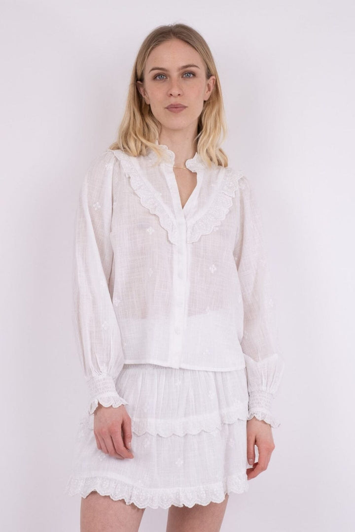 Neo Noir - Degas Blouse - White