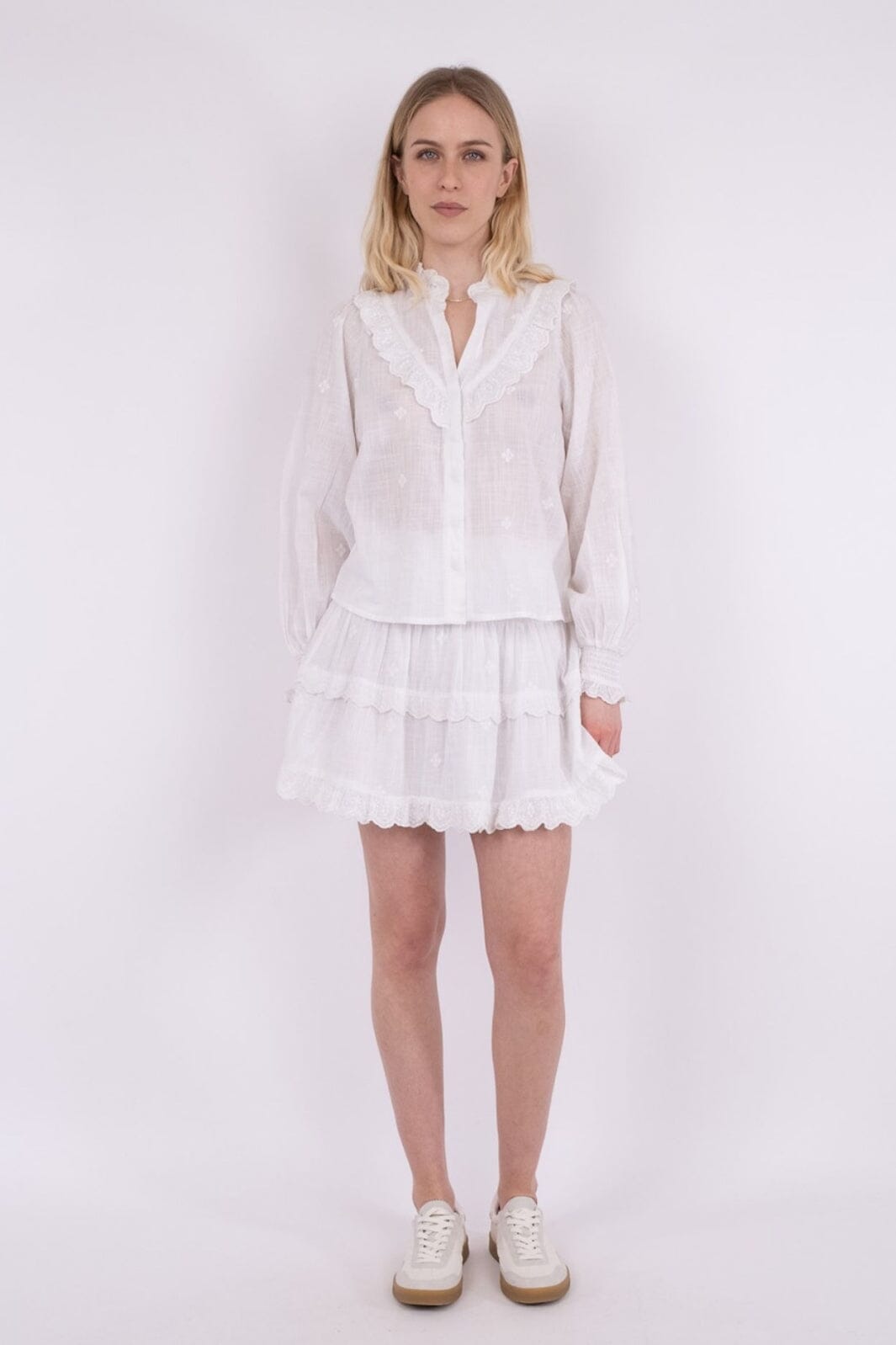 Neo Noir - Degas Blouse - White