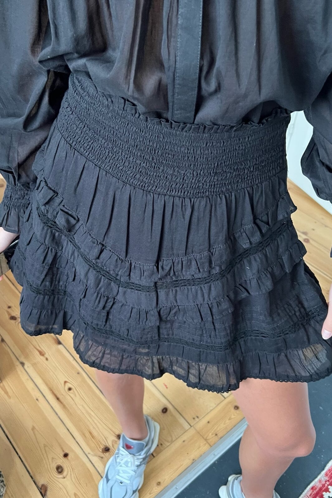 Neo Noir - Donna S Voile Skirt - Black