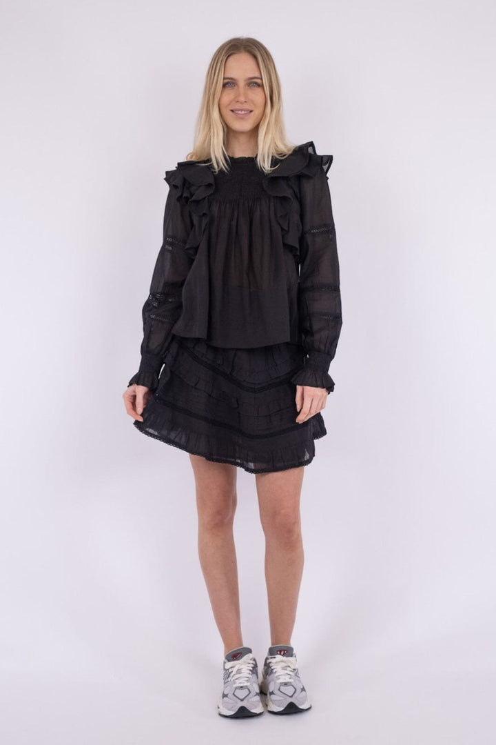 Neo Noir - Donna S Voile Skirt - Black